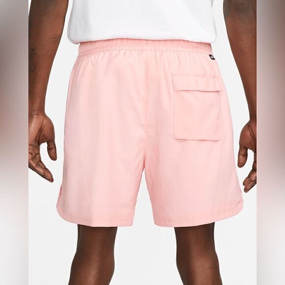 Nike Sportswear Pink Salmon Woven Flow Shorts - Picture 3 of 11